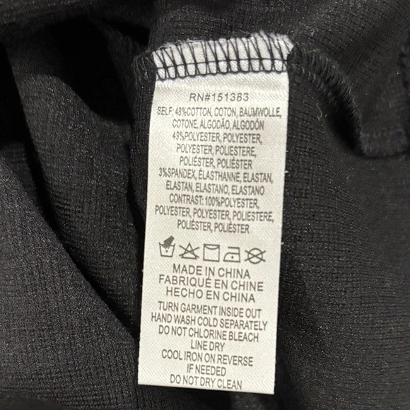 Black Ruffled Sleeve Blouse - Picture 4 of 4